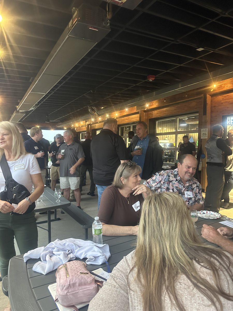 Outdoor networking at the 2025 CREID Self Storage Mixer